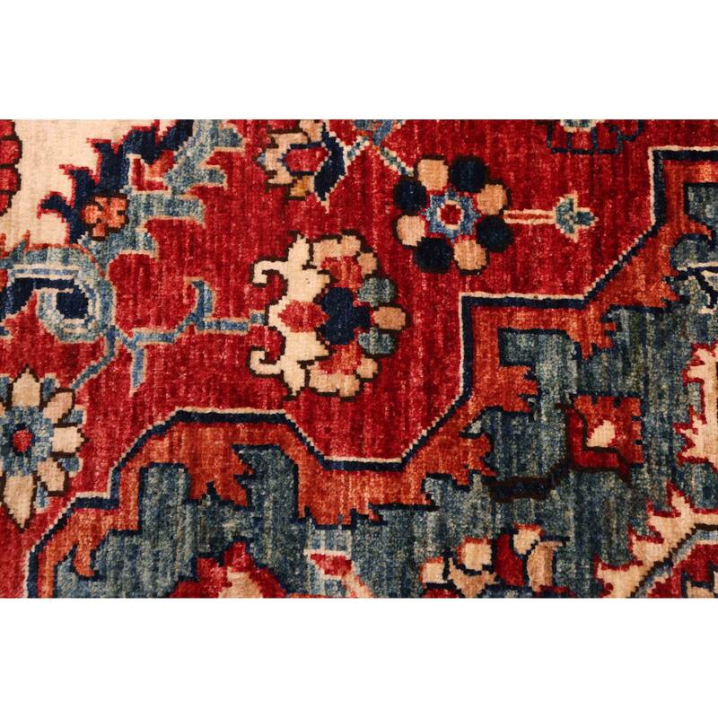 ECARPETGALLERY Hand-knotted Aryana Red Wool Rug - 5'10 x 8'0