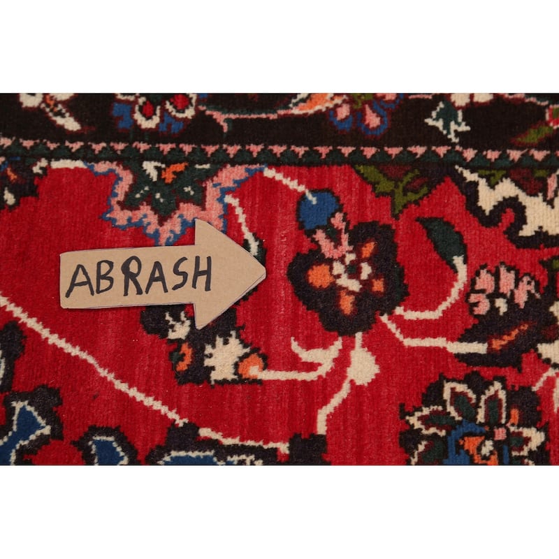 Floral Traditional Bakhtiari Persian Area Rug Hand-knotted Wool Carpet - 6'10" x 9'7"