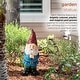 preview thumbnail 62 of 104, Gnome Folding Hands Looking Up Garden Statue
