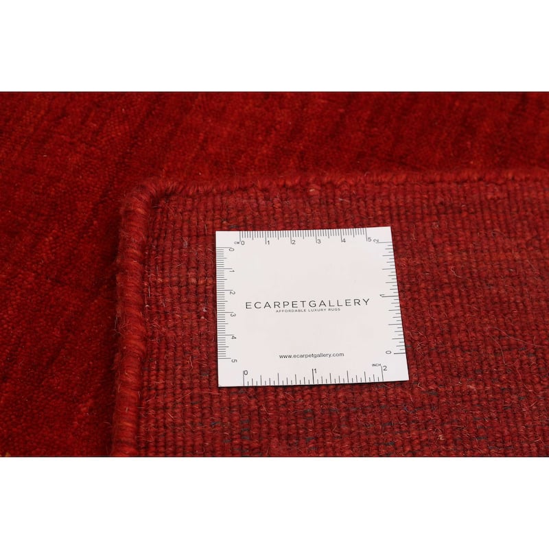 Kashkuli Gabbeh Red Rug 4'8" x 6'7" - 4'8 x 6'7