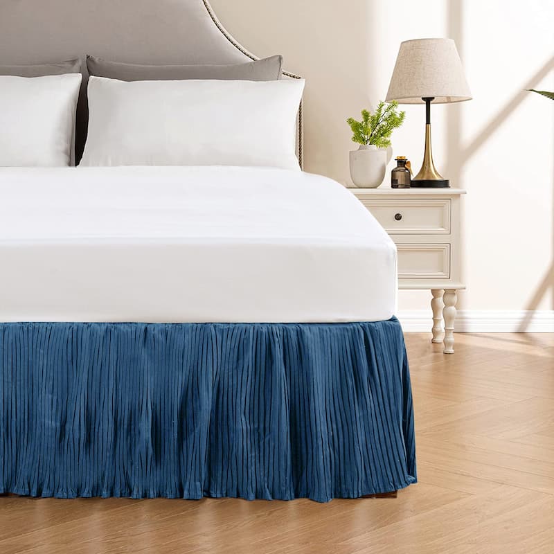 Serenta 18 Inch Drop Diamond Square Matching Bed Skirt
