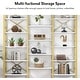preview thumbnail 54 of 60, Large Triple Wide 5-Shelf Etagere Bookcase