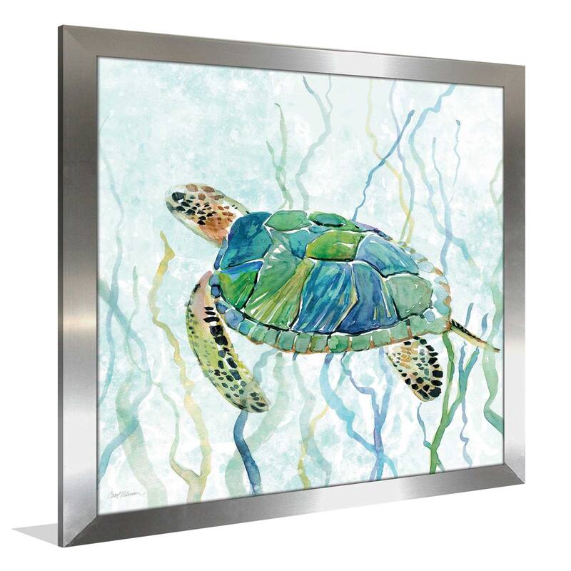 "Sea Turtle Swim II" by Carol Robinson Print on Acrylic