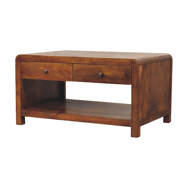 Artisan Furniture Chestnut Solid Wood Chestnut Aspen Coffee Table