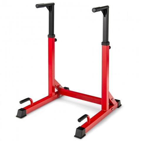 Adjustable Multi-function Dip-up Station for Power Training - 27" x 31.5" x 33"-47.2"