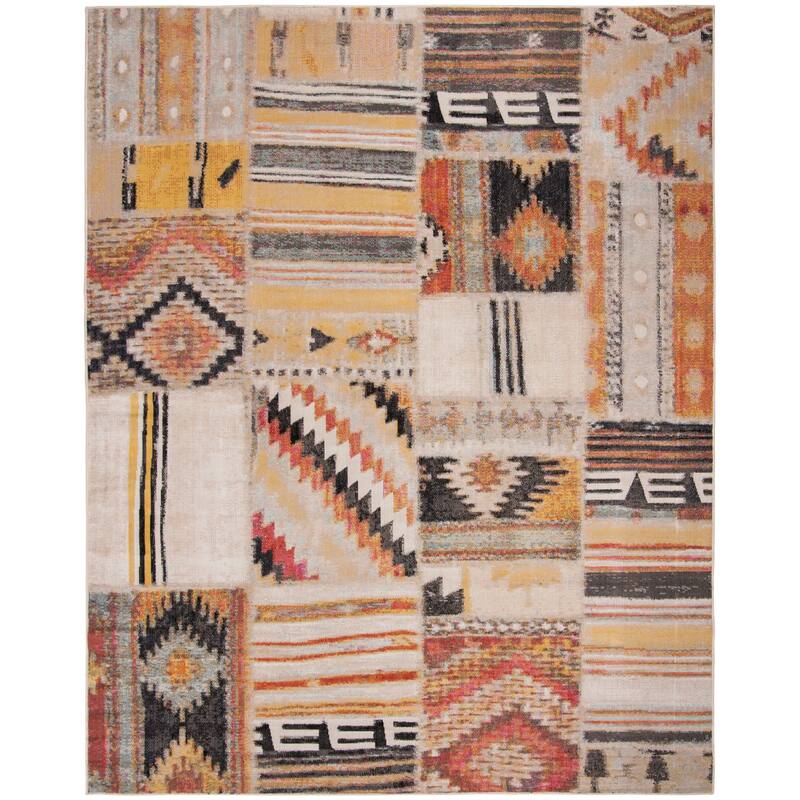 SAFAVIEH Montage Saimi Indoor/ Outdoor Waterproof Patio Backyard Rug
