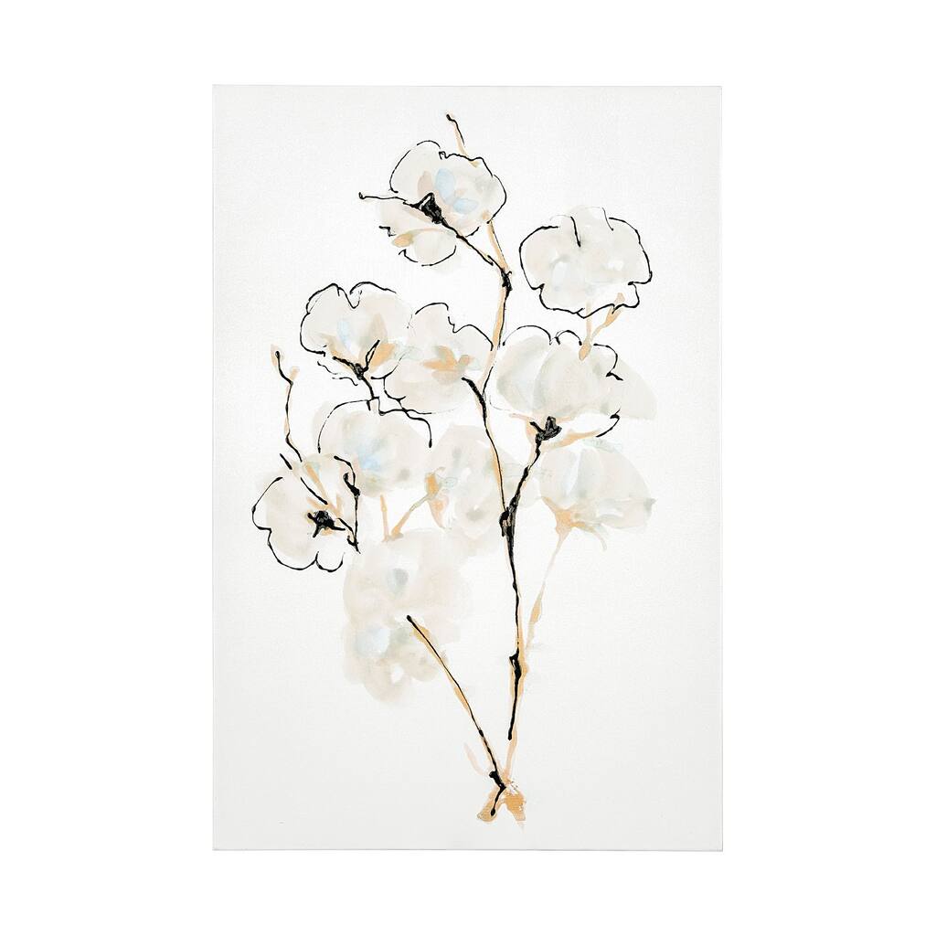 Summer Cotton IV (36 x 54) Canvas Art Print