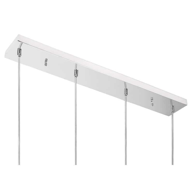 SAFAVIEH Lighting Mura Pendant - 30.5"x4.5"x11.25-79.25" - Antique White - 31Wx5Dx79H