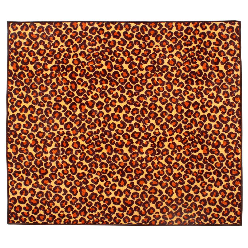 Cheetah Real Area Rug for Living Room, Dining Room, Kids