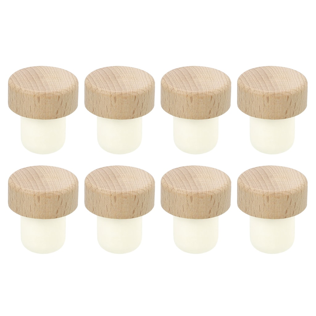 T-shaped Stoppers, 0.75" Cork Wine Stopper Bottle Rubber Corks