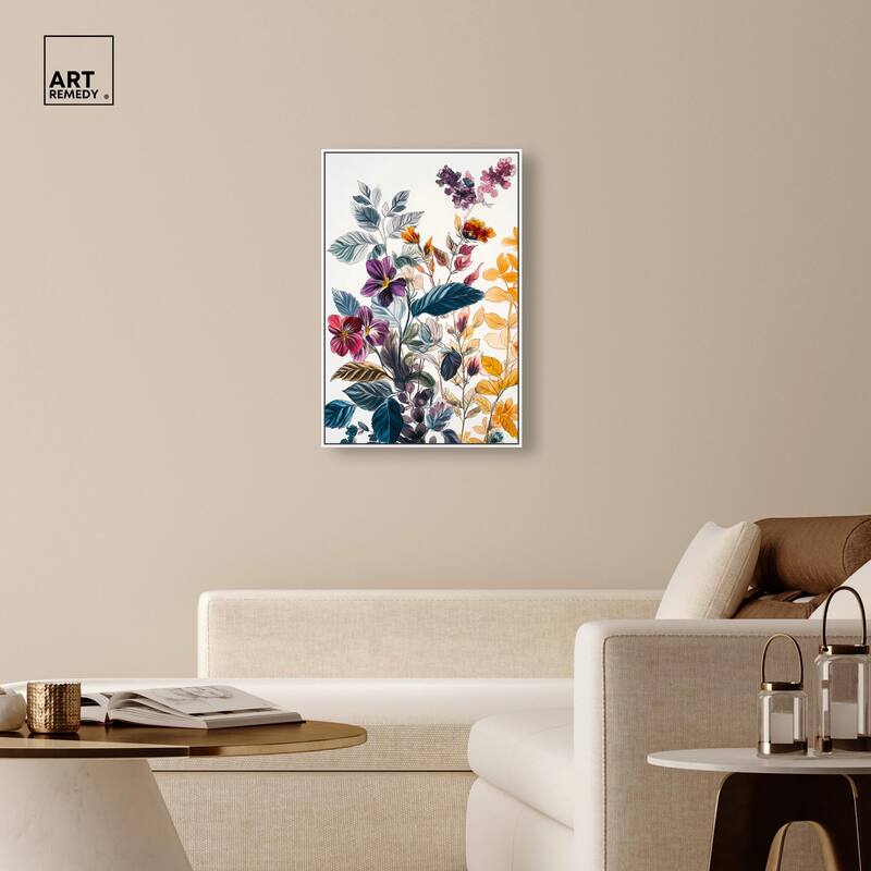 Iris Indigo I Canvas by Art Remedy