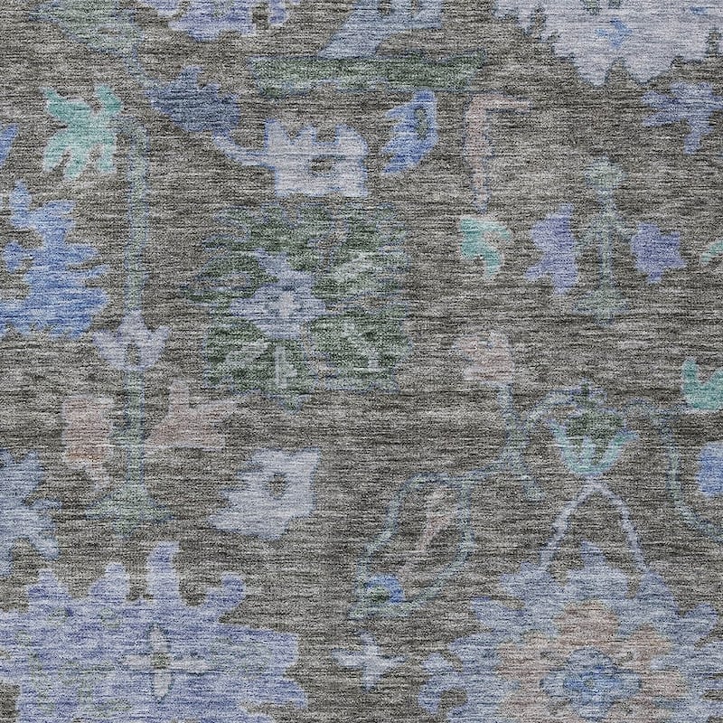 HomeRoots Floral Traditional Rectangle Outdoor Rug