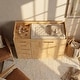 preview thumbnail 6 of 16, 47.2" Solid Wood Baby Changing Table Dresser, New Zealand Pine Nursery Storage Cabinet with 4 Drawers