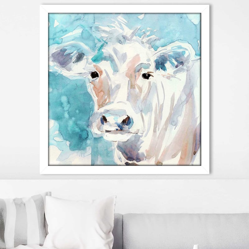 "Color Wash Cow" by Carol Robinson Print on Acrylic