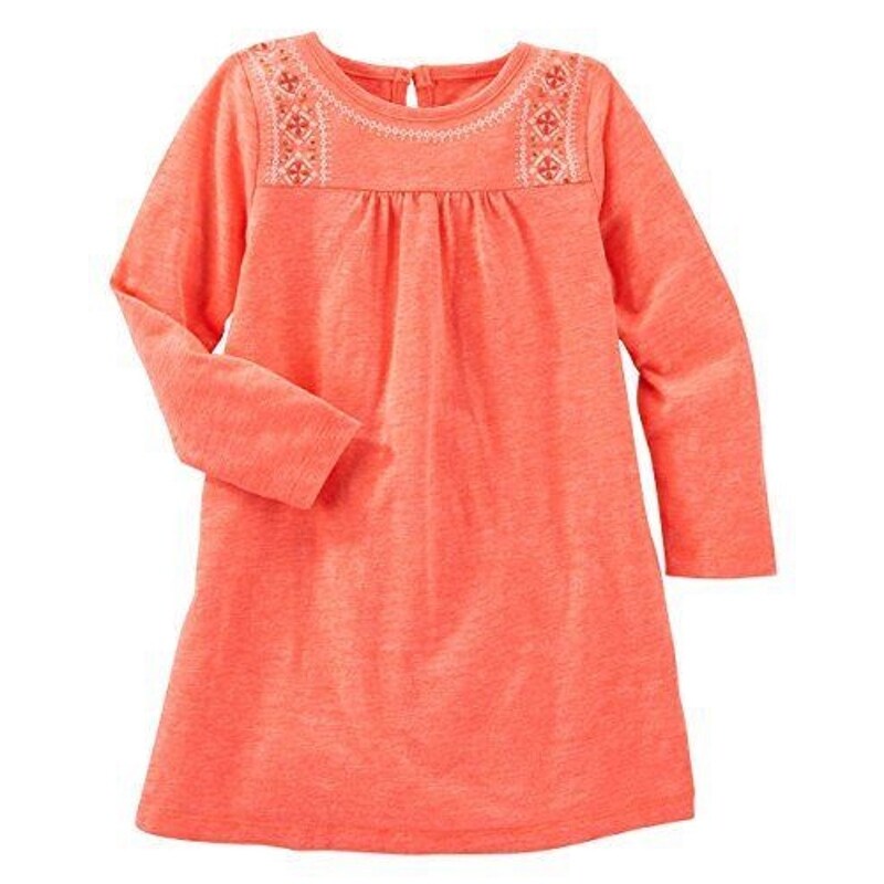 Shop Oshkosh B Gosh Baby Girls 2 Piece Embellished Neon Dress 24
