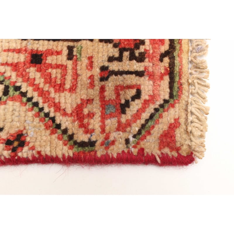 ECARPETGALLERY Hand-knotted Andelz Red Wool Rug - 3'0 x 5'1