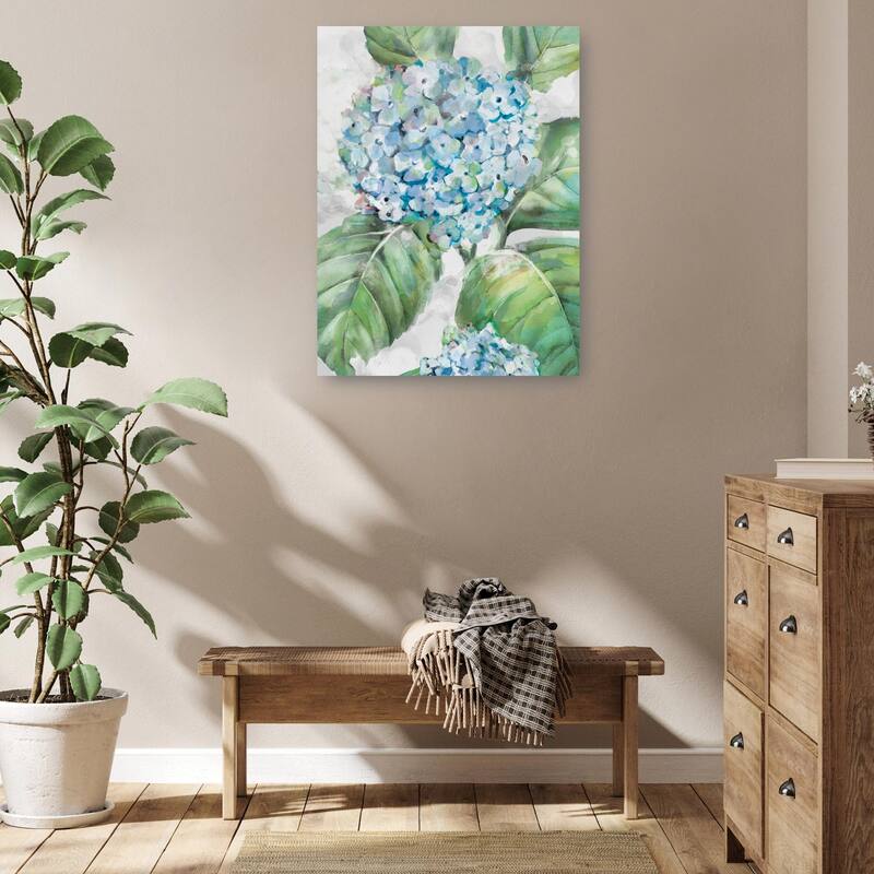 Hydrangea Portraits II By Studio Arts Canvas Art Print