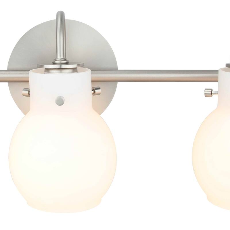 3 Light Vanity Lighting in Brushed Nickel Finish