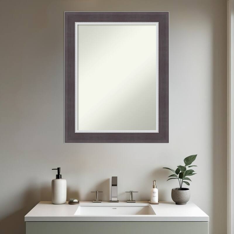 Ellie Non-Beveled Framed Bathroom Vanity Wall Mirror