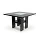 preview thumbnail 4 of 15, Blanton Modern Black Wood 9-Piece Counter Height Dining Set by Furniture of America