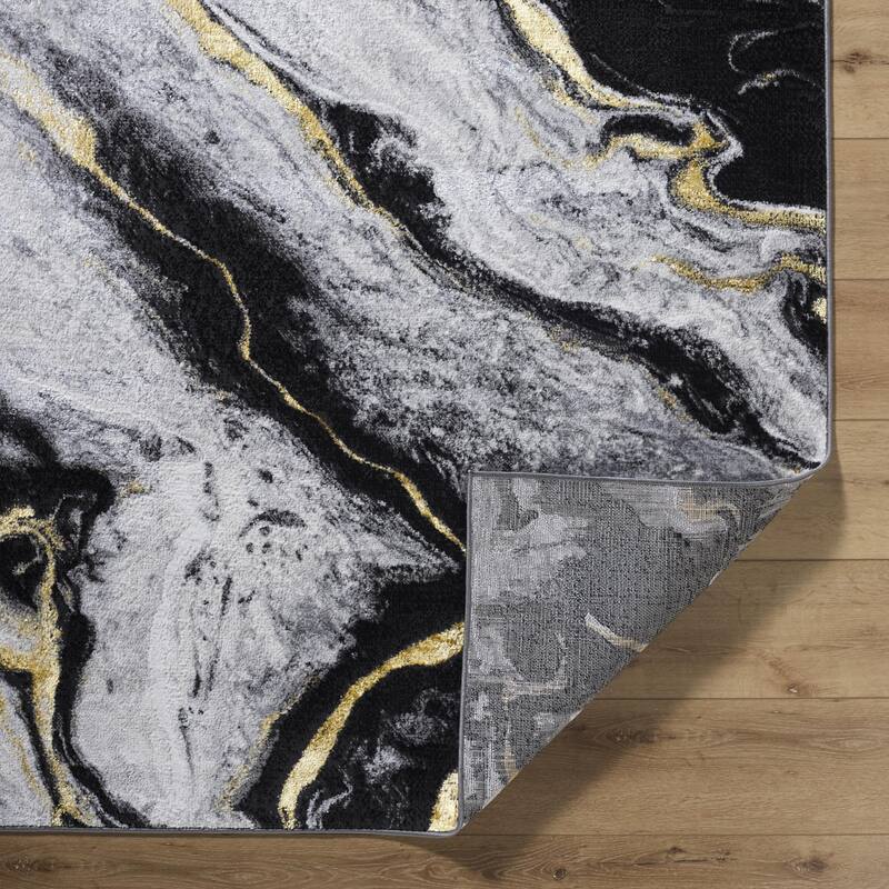 Livabliss Sunrise Modern & Contemporary Abstract Area Rug