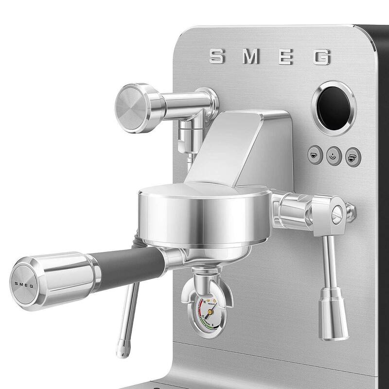 Smeg Contemporary Aesthetic Semi-Pro Espresso Machine EMC02
