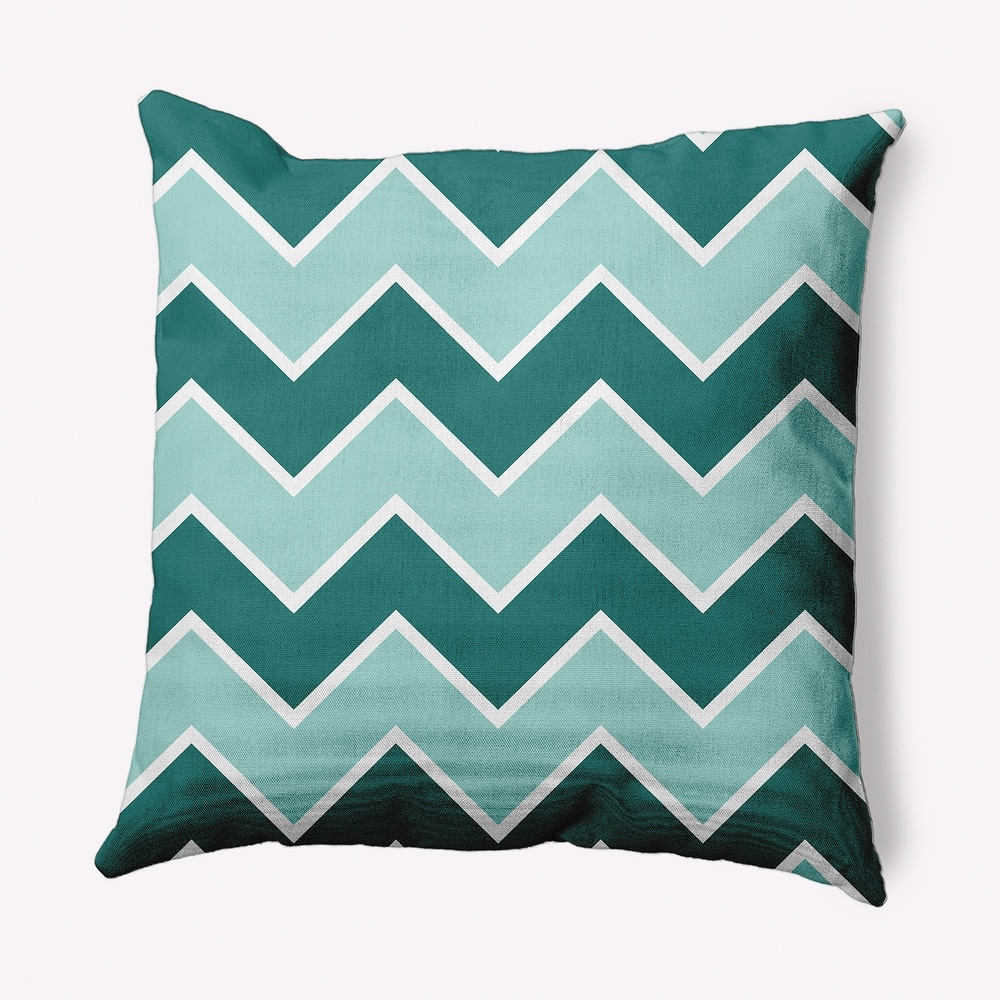 Fancy Chevron Stripe Soft Spun Polyester Decorative Throw Pillow