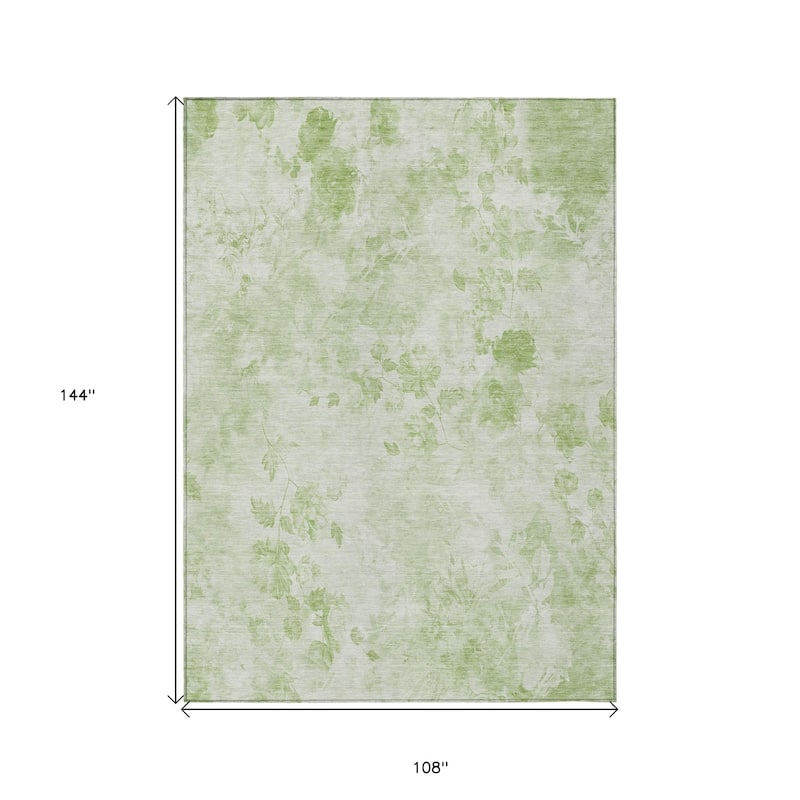HomeRoots Floral Transitional Rectangle Outdoor Rug