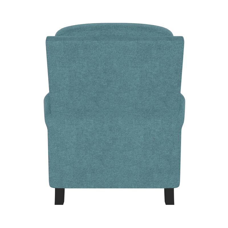 ProLounger Medium Blue Chenille Push Back Recliner Chair