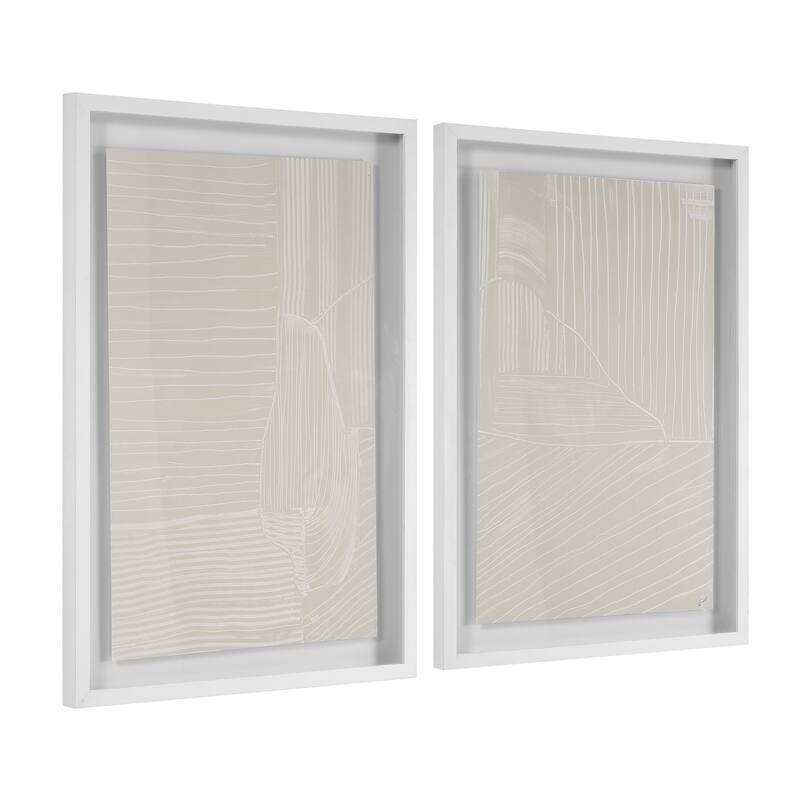 Renwil Marlon 24.0" Wide Wall Decor, Printed Artwork (2 Piece Set)