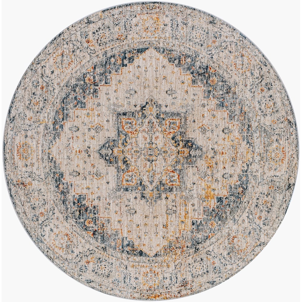 Livabliss Traditional Laila Medallion Area Rug