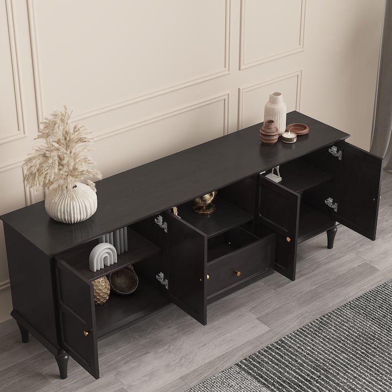 67" Mid-Century TV Stand for TVs up to 75"