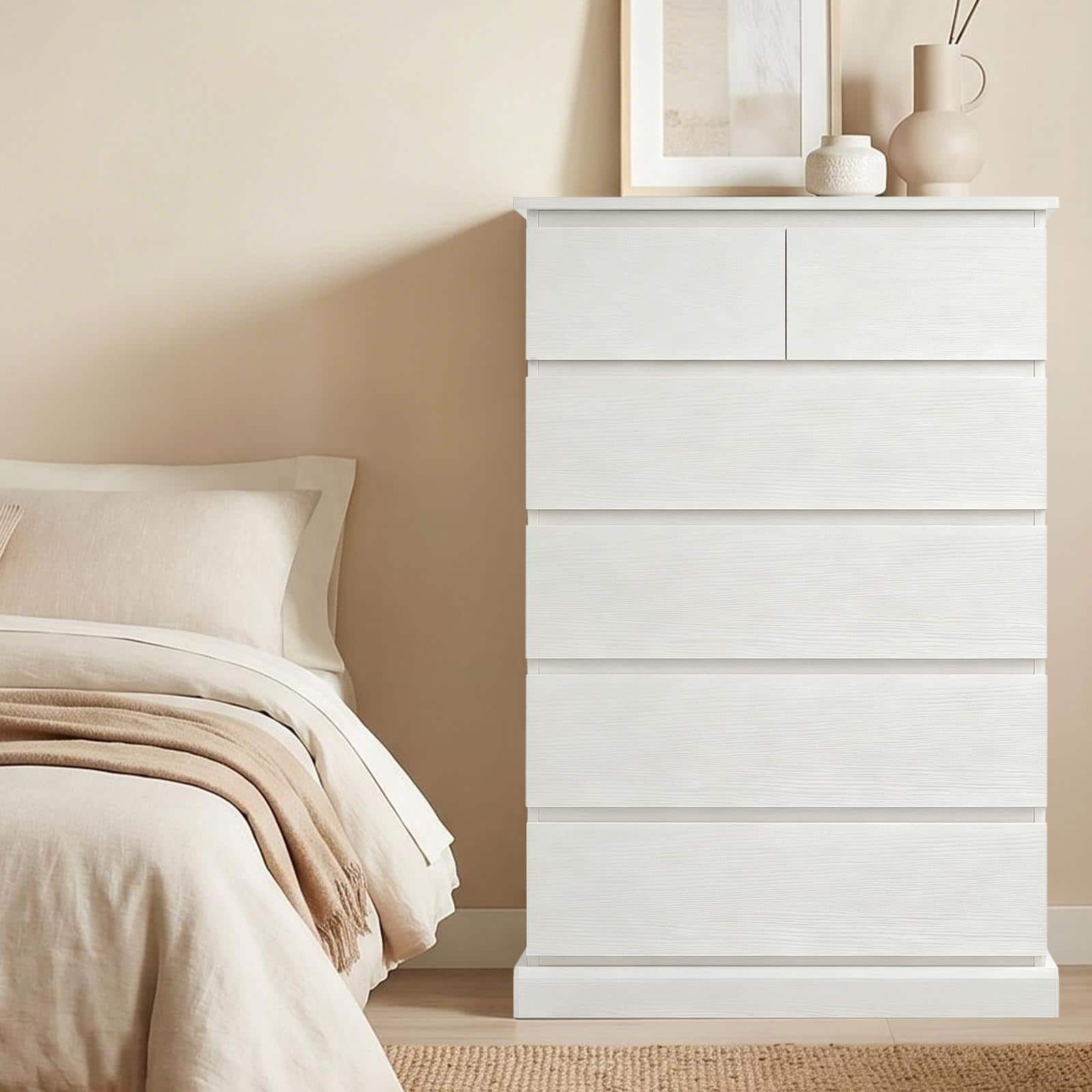 modern tall dresser for bedroom 6 Drawers, Wooden Black Dressers and Closet drawer dresser is the ideal combination of style and functionality for discerning homeowners Hudson Solid Maple Wood 9-Drawer