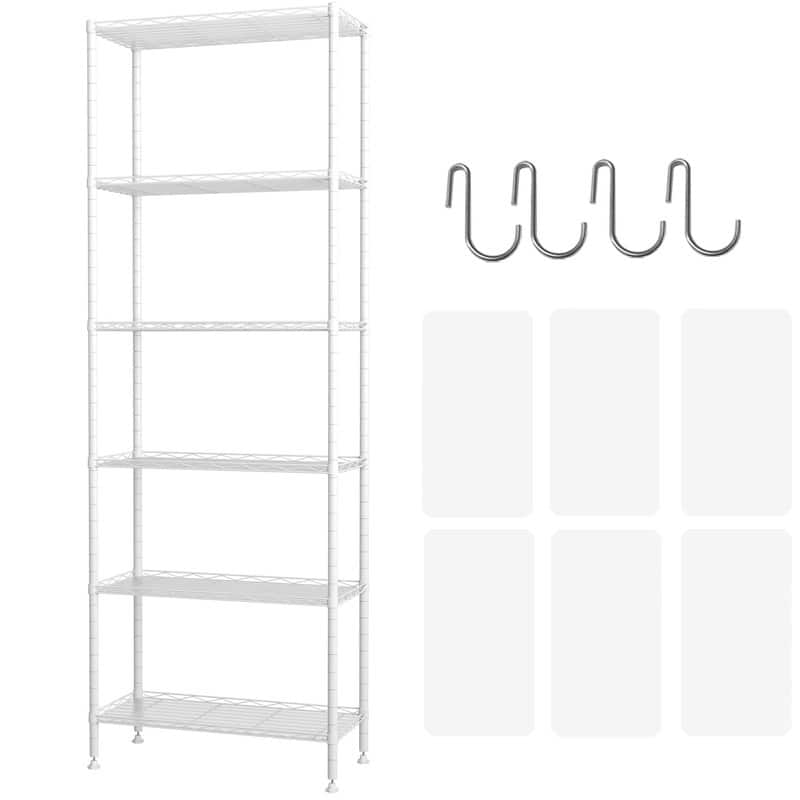 5-Shelving Unit, Adjustable Wire Shelving