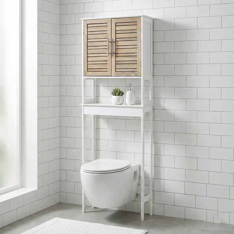 Stockholm Over The Toilet Storage Cabinet Space Saver - 24.80"L x 9"W x 70.50"H