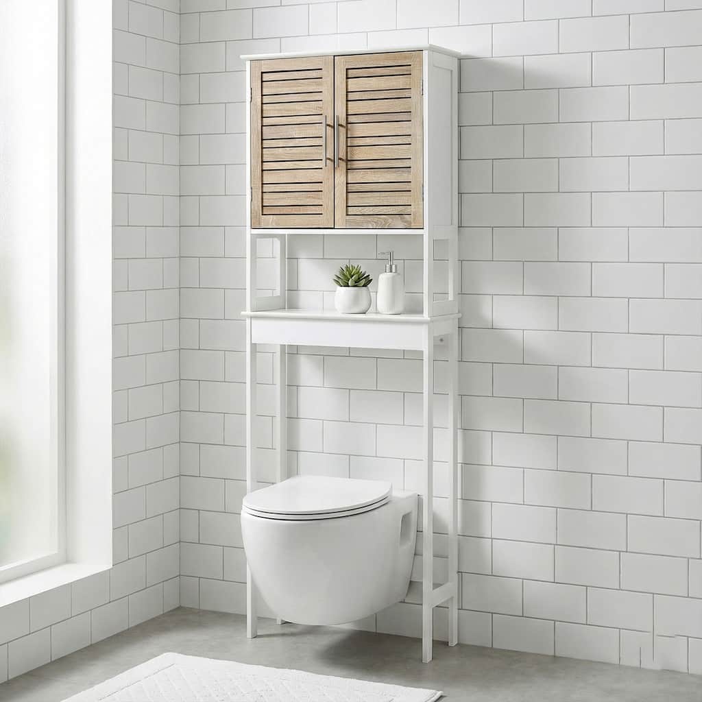 Stockholm Over The Toilet Storage Cabinet Space Saver - 24.80"L x 9"W x 70.50"H