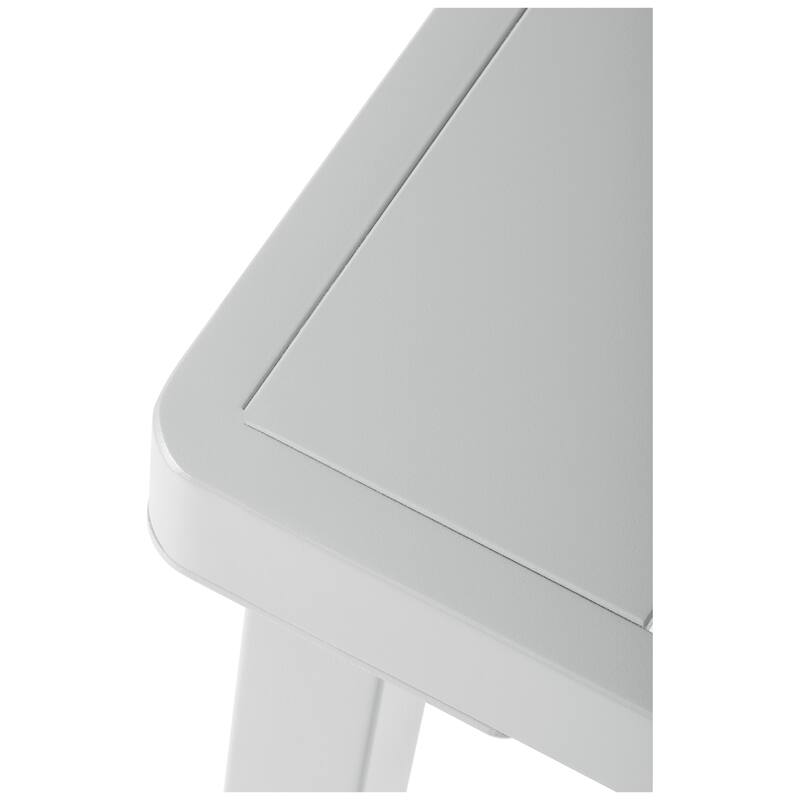 Frond and Form 59 Inch By 35.4 Inch Outdoor Steel Rectangular Dining Table