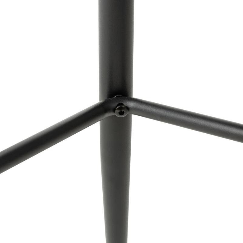 Glitzhome Set of 2 or 4 Modern Fabric/ PU Swivel Counter or Bar Stool with Metal Legs