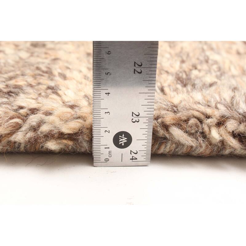 ECARPETGALLERY Hand-knotted Tangier Tan Wool Rug - 5'4 x 7'8