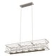 preview thumbnail 10 of 20, Hunter Langwood 6-Light Linear Chandelier - Dining Room, Kitchen Island, Cage - Contemporary, Modern Farmhouse, Shabby Chic