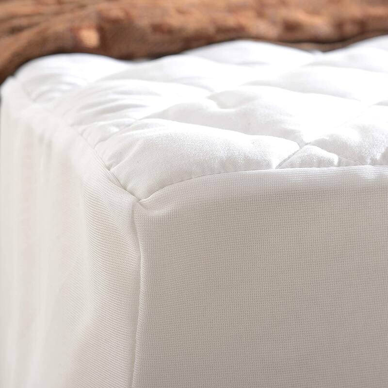 Cheer Collection Waterproof Quilted Mattress Protector - White