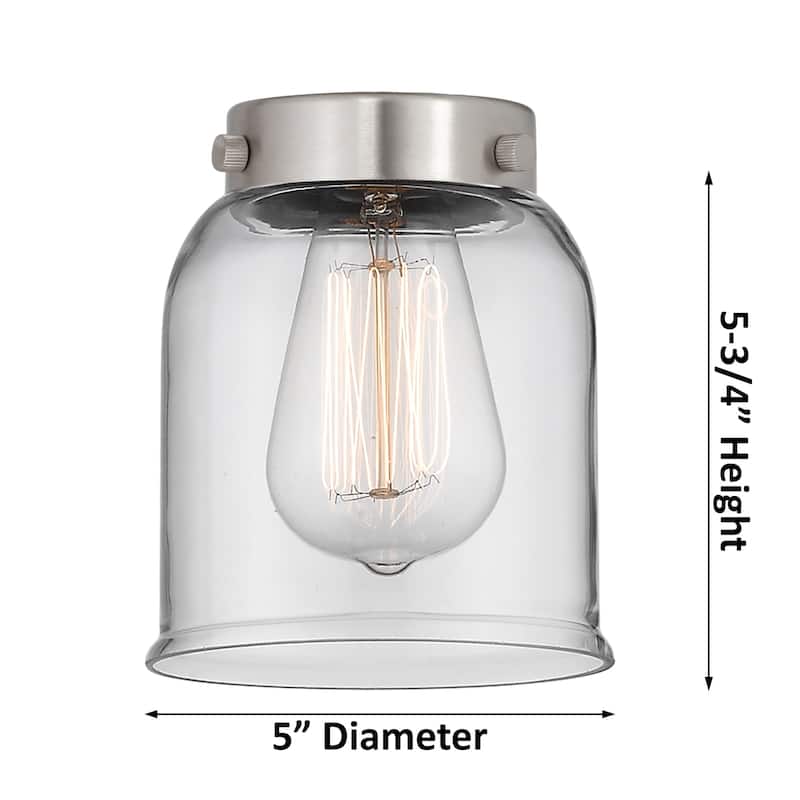 Innovations Lighting Small Bell 5" Wide Adjustable Mini Pendant