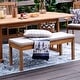 preview thumbnail 26 of 30, Cambridge Casual Caterina 6-Piece Teak Outdoor Extendable Dining Set