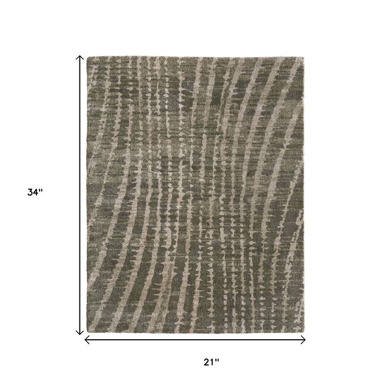 HomeRoots Abstract Industrial Rectangle Area Rug