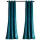 preview thumbnail 41 of 95, Porch & Den Lapeyrous Velvet Solid Room Darkening Window Curtain Panel Set