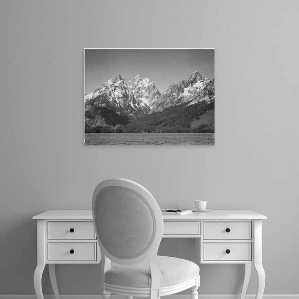 Easy Art Prints Ansel Adams's 'Grassy Valley, Grand Teton National Park' Premium Canvas Art