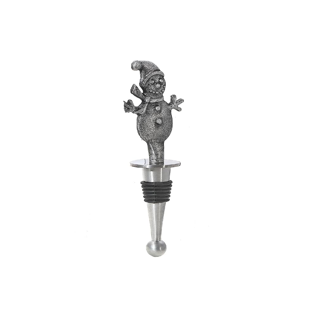 Christmas Wine Bottle Stopper Snowman