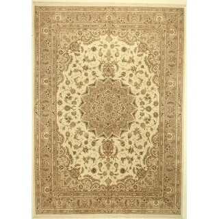 Regent Rugs Regent Ivory Area Rug - 8' 7'' X 12' 0'' - 8' 7'' X 12' 0'' - Bed Bath ...