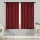 preview thumbnail 199 of 198, Superior Solid Machine Washable Room Darkening Curtains with Back Tabs, Set of 2