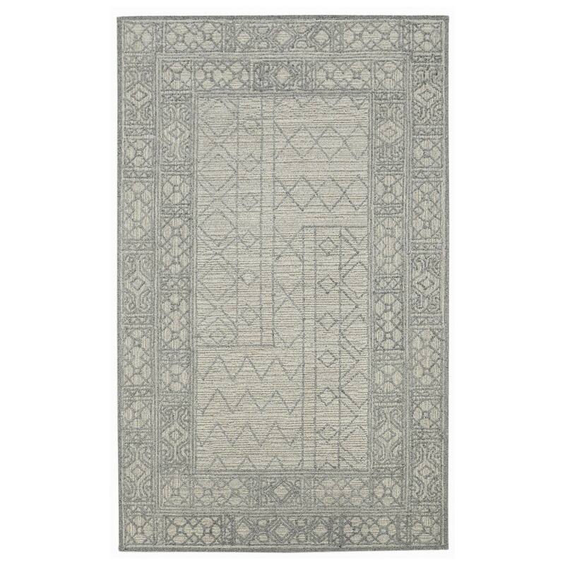 HomeRoots Southwestern Lodge Rectangle Area Rug